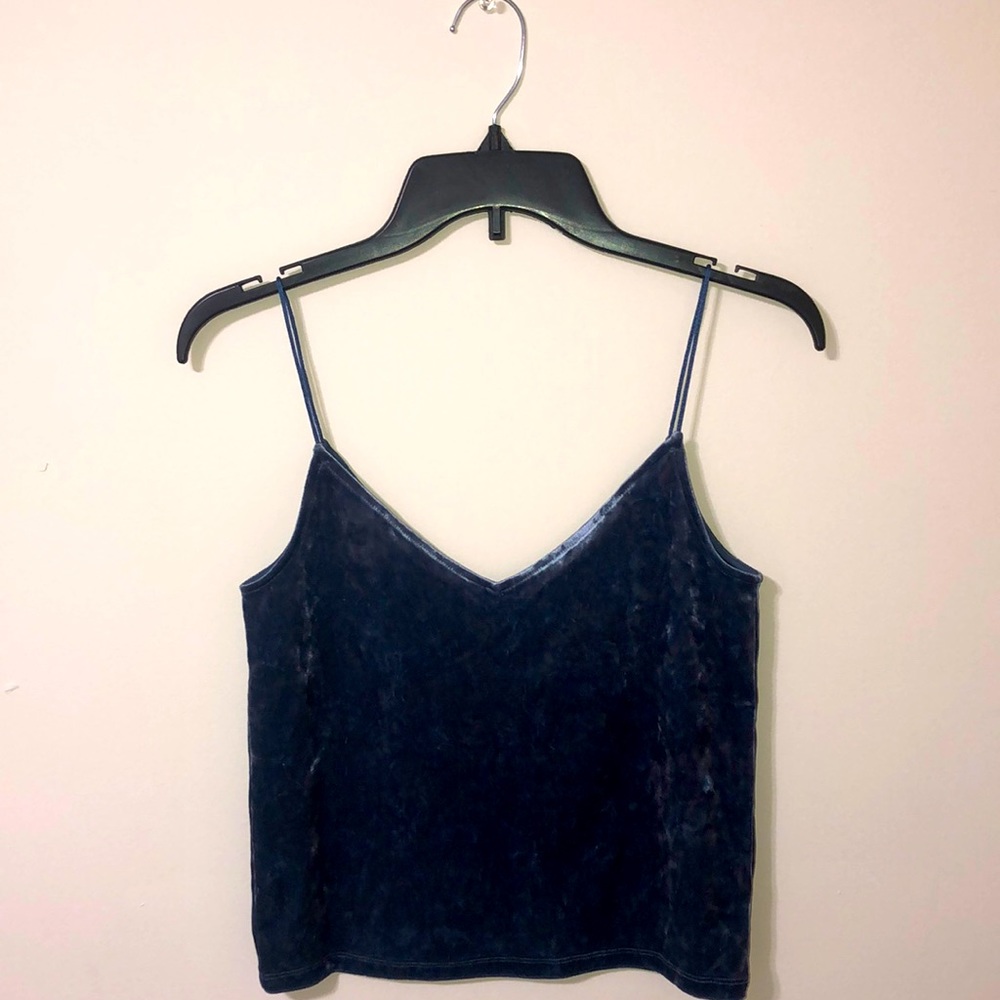 Velvet Blue Top, Size: XS